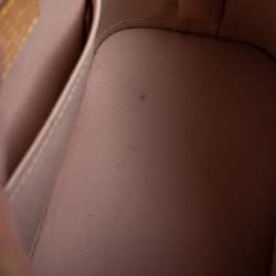 Pre Owned Louis Vuitton Beige Poudre Monogram Vernis Alma BB Bag