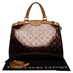 مملوكة مسبقًا Louis Vuitton Amarante Monogram Vernis Brea GM Bag