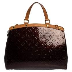 مملوكة مسبقًا Louis Vuitton Amarante Monogram Vernis Brea GM Bag