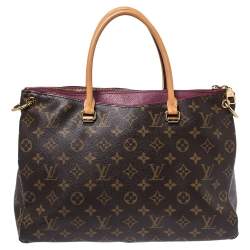 Pre Owned Louis Vuitton Monogram Canvas Pallas MM Bag