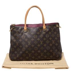 Pre Owned Louis Vuitton Monogram Canvas Pallas MM Bag