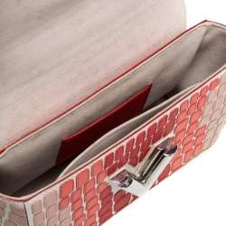 Pre Owned حقيبة لوي فيتون "تويست إم إم" جلد إيبي رقعات متعدد الألوان 