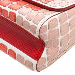 Pre Owned حقيبة لوي فيتون "تويست إم إم" جلد إيبي رقعات متعدد الألوان 