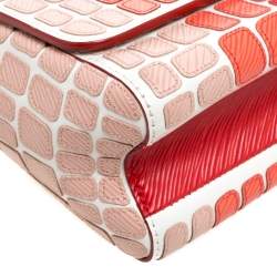 Pre Owned حقيبة لوي فيتون "تويست إم إم" جلد إيبي رقعات متعدد الألوان 