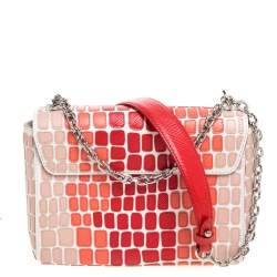 Pre Owned حقيبة لوي فيتون "تويست إم إم" جلد إيبي رقعات متعدد الألوان 