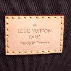 Pre Owned حقيبة لوي فيتون "ألما إم إم" جلد لامع مونوغرامي عنابي