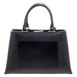 Pre Owned حقيبة لوي فيتون كلابر جلد إيبي سوداء صغيرة