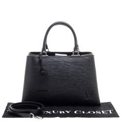 Pre Owned حقيبة لوي فيتون كلابر جلد إيبي سوداء صغيرة