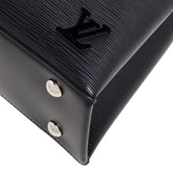 Pre Owned حقيبة لوي فيتون كلابر جلد إيبي سوداء صغيرة