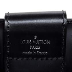Pre Owned حقيبة لوي فيتون كلابر جلد إيبي سوداء صغيرة