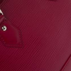 مملوكة مسبقًا حقيبة لوي فيتون "ألما بي بي" جلد إيبي أحمر 