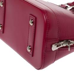 مملوكة مسبقًا حقيبة لوي فيتون "ألما بي بي" جلد إيبي أحمر 