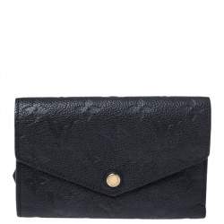 Louis Vuitton Victorine Wallet Black Beige Monogram Empreinte Leather –  Mills Jewelers & Loan