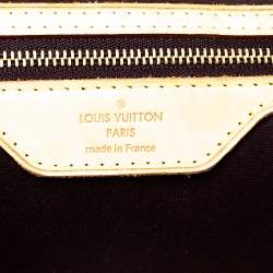 مملوكة مسبقًا حقيبة لوي فيتون "بريا جي إم" جلد لامع مونوغرامي عنابي