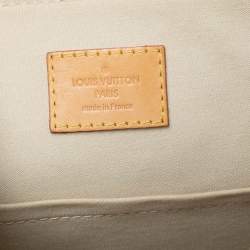 Pre Owned Louis Vuitton Vert Impression Monogram Vernis Leather Alma PM Bag