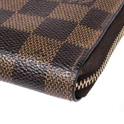 Pre Owned Louis Vuitton Damier Ebene Canvas Zippy Coin Purse