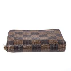 Pre Owned Louis Vuitton Damier Ebene Canvas Zippy Coin Purse