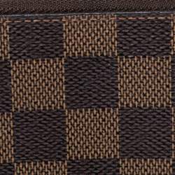 Pre Owned Louis Vuitton Damier Ebene Canvas Zippy Coin Purse