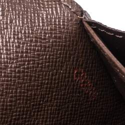 مملو كة مسبقًا Louis Vuitton Damier Ebene Canvas Sarah Wallet