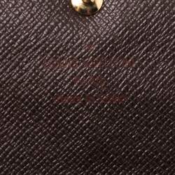 مملوكة مسبقًا Louis Vuitton Damier Ebene Canvas Sarah Wallet