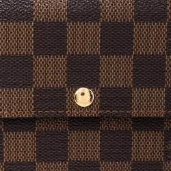 مملوكة مسبقًا Louis Vuitton Damier Ebene Canvas Sarah Wallet