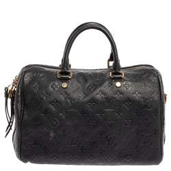 مملوكة مسبقًا Louis Vuitton Blue Infini Monogram Empreinte Speedy Bandouliere 30 Bag