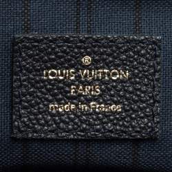مملوكة مسبقًا Louis Vuitton Blue Infini Monogram Empreinte Speedy Bandouliere 30 Bag