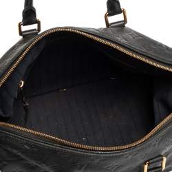 مملوكة مسبقًا Louis Vuitton Blue Infini Monogram Empreinte Speedy Bandouliere 30 Bag