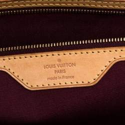 Pre Owned Louis Vuitton Amarante Monogram Vernis Brea GM Bag