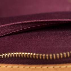 Pre Owned Louis Vuitton Amarante Monogram Vernis Brea GM Bag