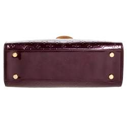 Pre Owned Louis Vuitton Amarante Monogram Vernis Brea GM Bag