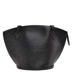 مملوكة مسبقًا Louis Vuitton Black Epi Leather Saint Jacques GM Bag