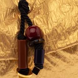 مملوكة مسبقًا Louis Vuitton Gold Monogram Coated Fabric Limited Edition Limelight African Queen Clutch 