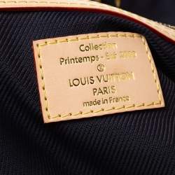 مملوكة مسبقًا Louis Vuitton Gold Monogram Coated Fabric Limited Edition Limelight African Queen Clutch 