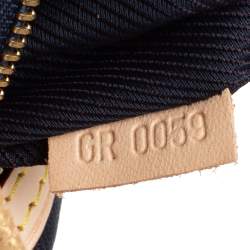 مملوكة مسبقًا Louis Vuitton Gold Monogram Coated Fabric Limited Edition Limelight African Queen Clutch 