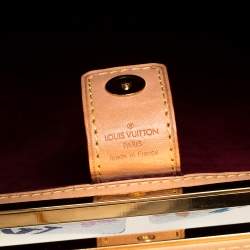 مملوكة مسبقًا Louis Vuitton White Multicolore Monogram Canvas Judy GM Bag