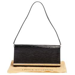 مملوكة مسبقًا حقيبة لوي فيتون "سيفيغن" جلد إيبي أسود إليكتريك 