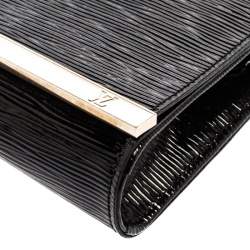 مملوكة مسبقًا حقيبة لوي فيتون "سيفيغن" جلد إيبي أسود إليكتريك 