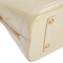 مملوكة مسبقًا Louis Vuitton Vert Impression Monogram Vernis Leather Alma PM Bag