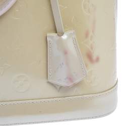 مملوكة مسبقًا Louis Vuitton Vert Impression Monogram Vernis Leather Alma PM Bag