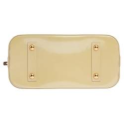 مملوكة مسبقًا Louis Vuitton Vert Impression Monogram Vernis Leather Alma PM Bag