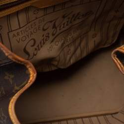 Pre Owned Louis Vuitton Monogram Canvas Neverfull MM Bag