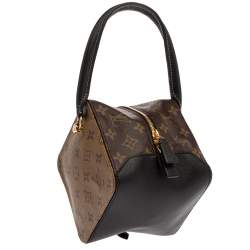 Pre Owned Louis Vuitton Reverse Monogram Canvas Square Bag