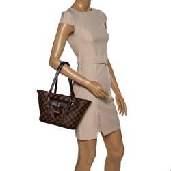 مملوكة مسبقًا حقيبة لوي فيتون مانوسك كانفاس دامييه أيبين PM