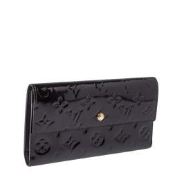 Pre Owned محفظة لوى فيتون "سارا" جلد لامع مونوغرامي عنابي