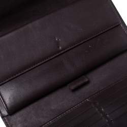 Pre Owned محفظة لوى فيتون "سارا" جلد لامع مونوغرامي عنابي