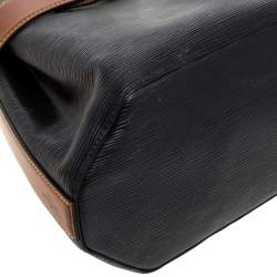 Pre Owned Louis Vuitton Black Epi Leather Twist Bucket Bag