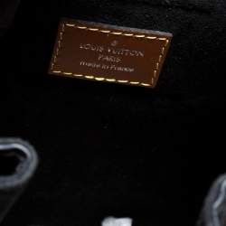 Pre Owned Louis Vuitton Black Epi Leather Twist Bucket Bag