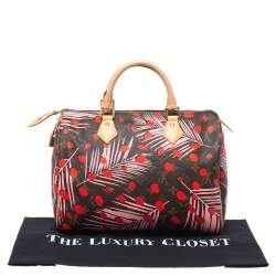 مملوكة مسبقًا Louis Vuitton Monogram Canvas Limited Edition Jungle Dots Speedy 30