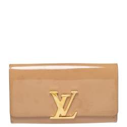 Louis Vuitton Beige Calfskin Leather Chain Louise MM Bag - Yoogi's